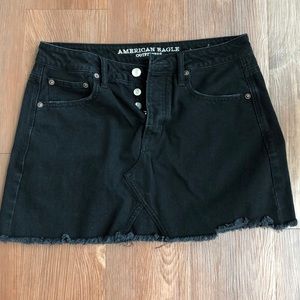 AE - Black denim jean skirt (✨worn once✨)